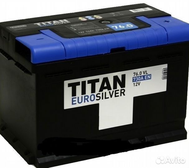 Аккумулятор Titan Euro 76 Ач