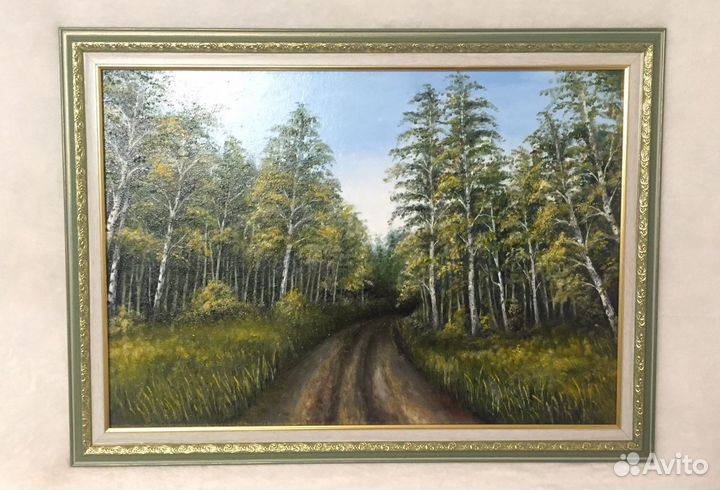 Картина маслом «Лес»