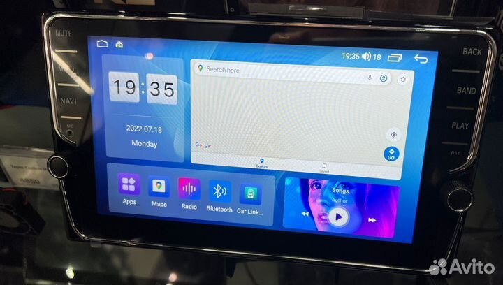 Магнитола Android с крутилками на все авто