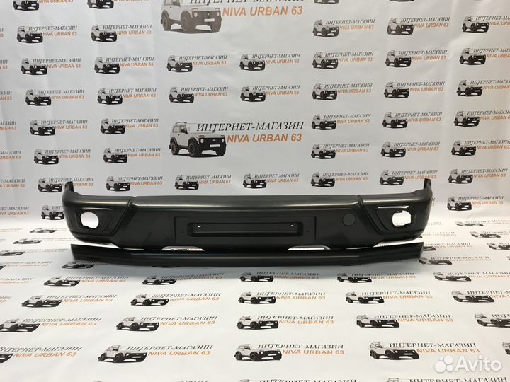 Труба защитная под передний бампер Урбан