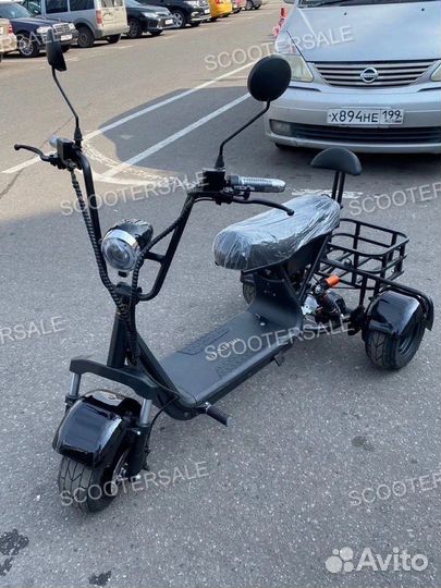 Электроскутер Citycoco X3 Trike