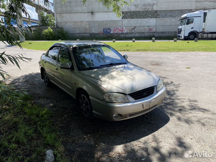 Kia Spectra 1.6 МТ, 2008, битый, 164 000 км