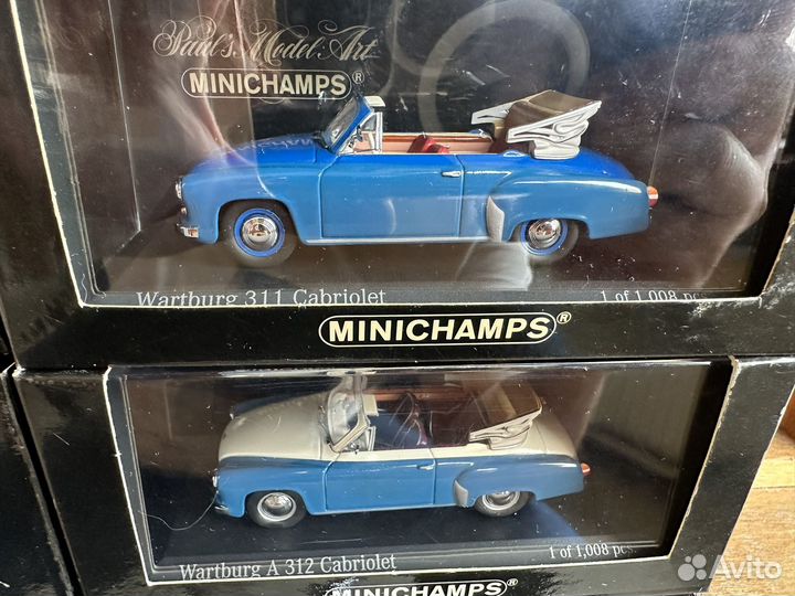 Borgward Wartburg minichamps 1:43