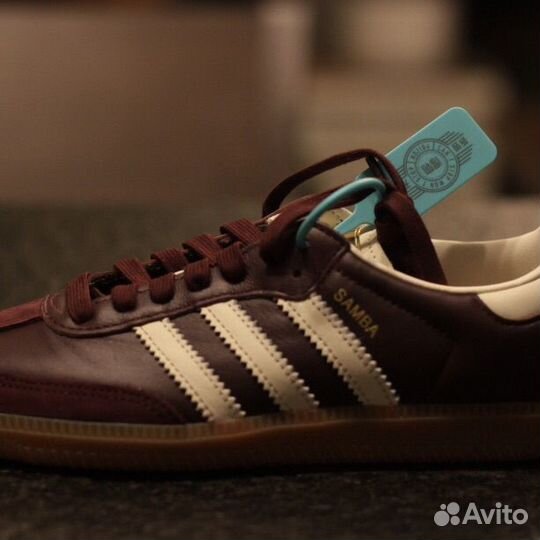 Adidas samba OG maroon (оригинал) женские