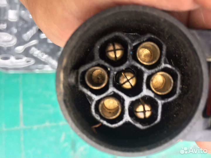 Переходник адаптер с 7 пин Европа на 7 пин Россия