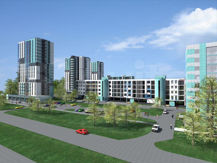 3-к. квартира, 87,9 м², 2/16 эт.