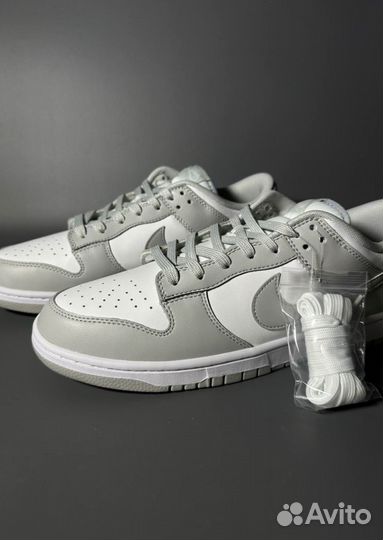 Кроссовки Nike SB Dunk Grey Люкс