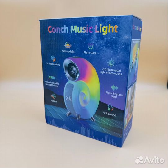 Блютуз колонка Conch Music Light