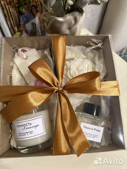 Подарочный набор (аромасвечи, саше, диффузор)