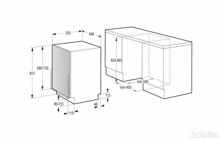 Посудомоечная машина gorenje GV522E10S