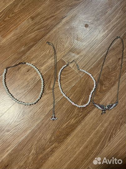 Набор украшений y2k (ожерелья, цепочки)