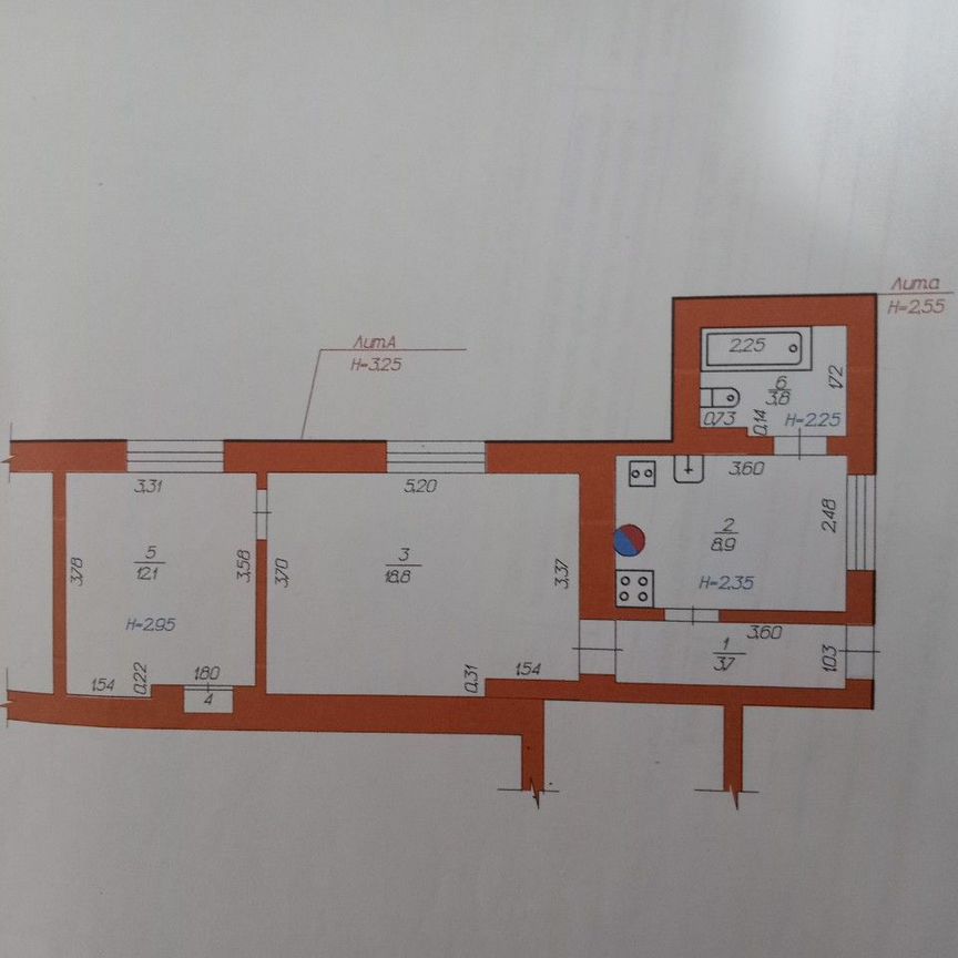 Квартира 2-комн. 52 м² в Ипатово — фото 15 из 15