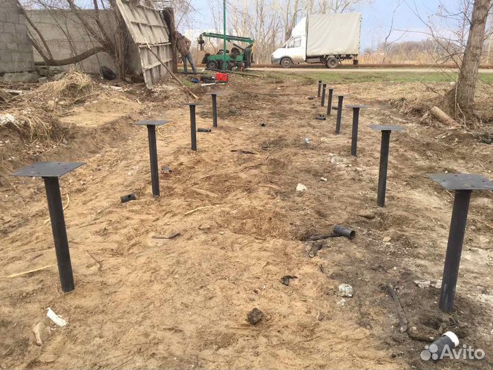 Винтовые сваи установка под ключ o-7039