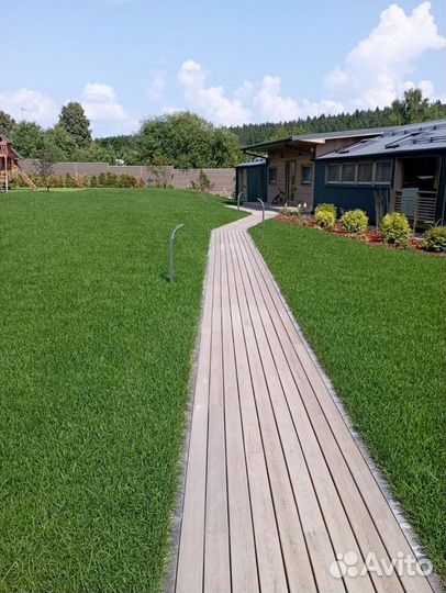 Рулонный газон с бесплатным замером