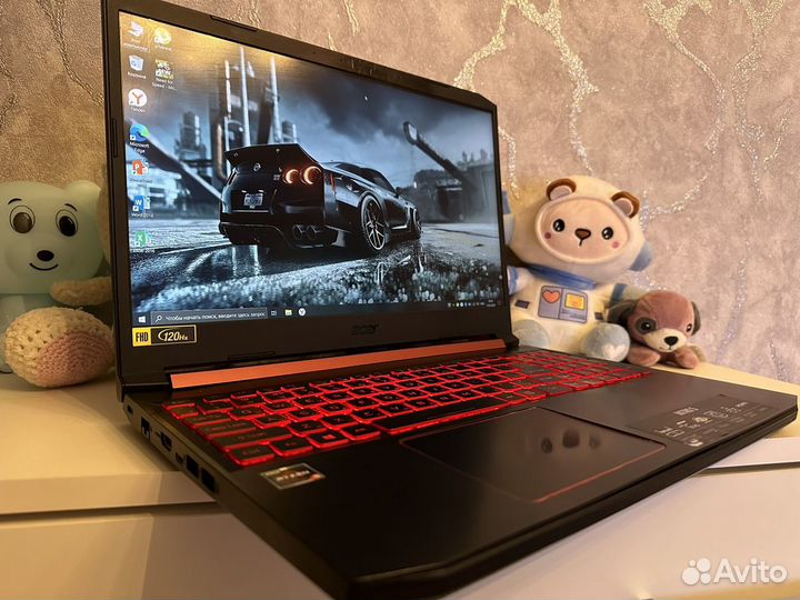 Игровой acer nitro 5/GTX1650/Ryzen5/12GB/ssd256м2