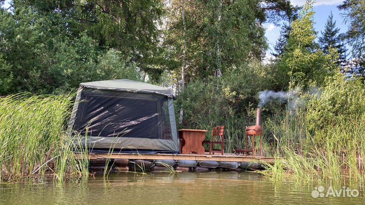 Дом на озере посуточно. база отдыха