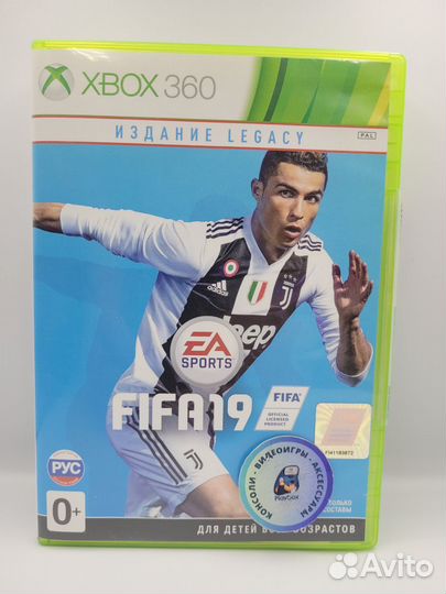 FIFA 19 xbox 360 (б/у, рус.)