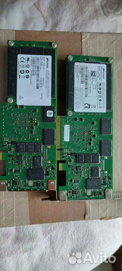 3.8Tb SSD NVMe Micron p420m 1.4Tb*2