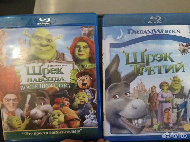 Blu ray Шрек 3 и 4
