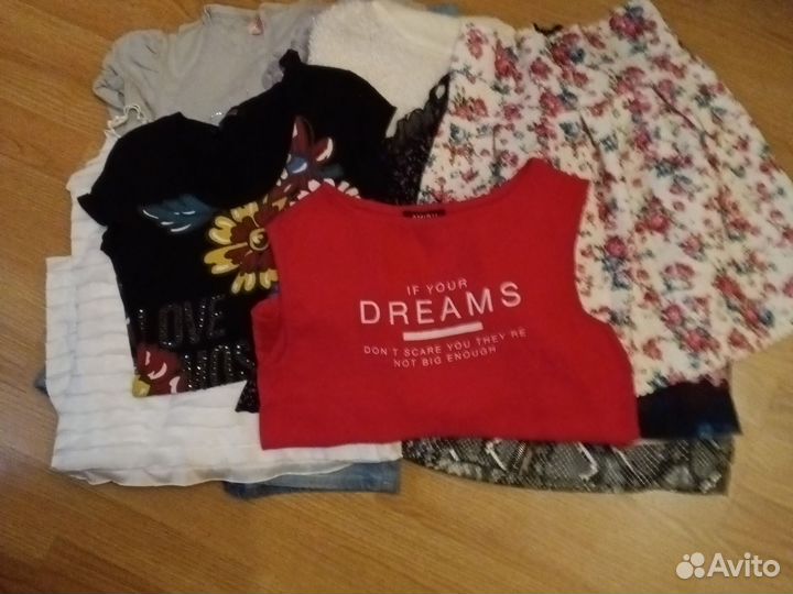 Детские вещи пакетом на девочку 12 лет