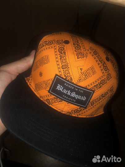 Бейсболка Black squad