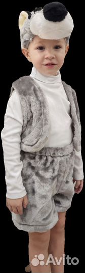 Костюм снеговика и волка 104/ 110