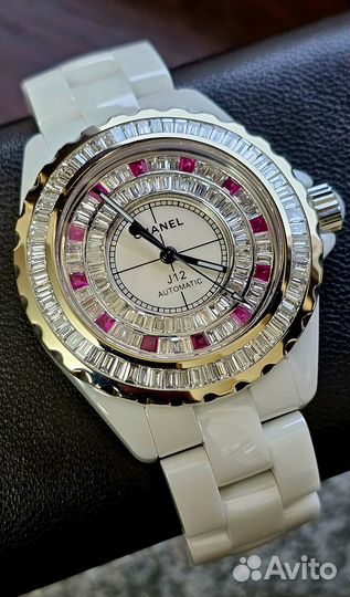 Chanel J12 White Ceramic Automatic Diamond Bezel J12