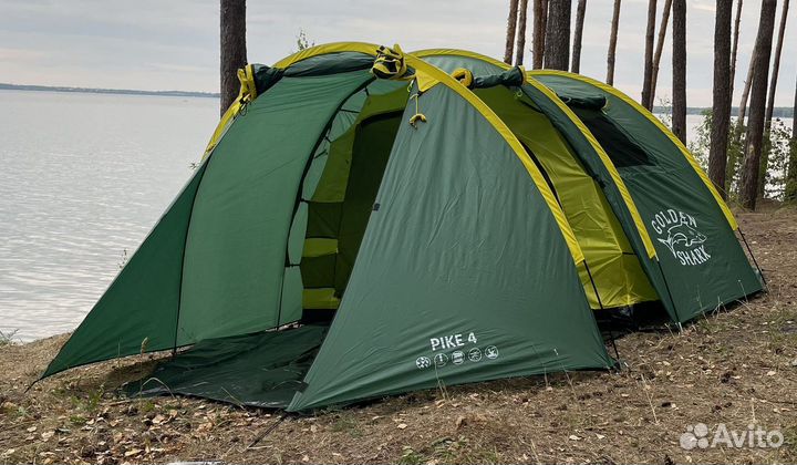 Палатка 3 4 местная с тамбуром