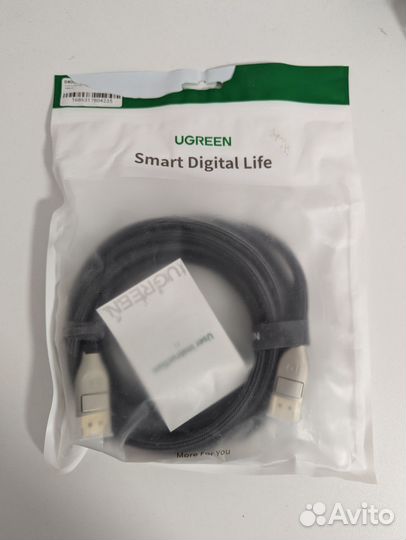 Кабель UGreen DisplayPort (DP 1.4 8K), 3 м