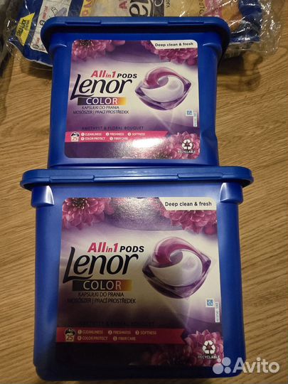 Капсулы для стирки Lenor