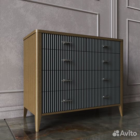 Комод 5 ящиков из массива