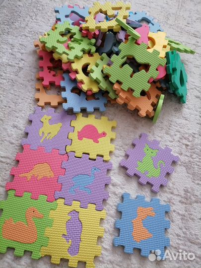 Мягкие пазлы-животные