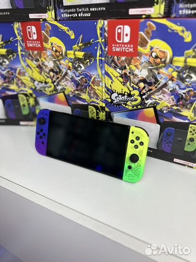 Nintendo switch oled splatoon 3 прошитая