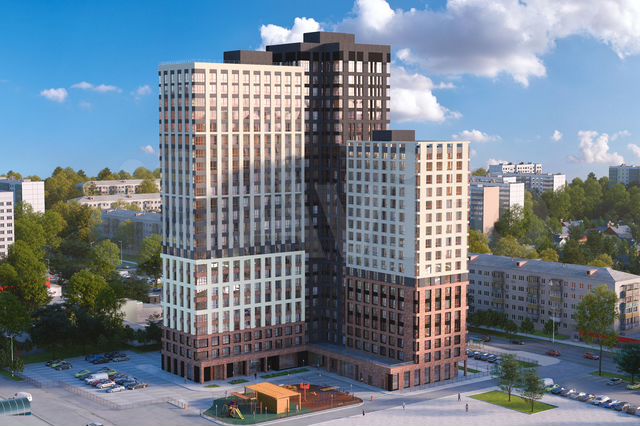 3-к. квартира, 91,1 м², 6/25 эт.