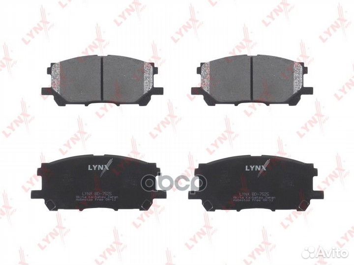 Колодки тормозные дисковые перед BD7525 LYN