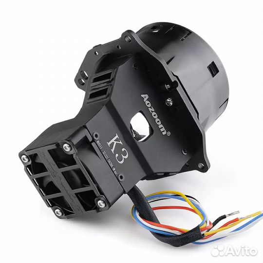 Bi LED линзы Aozoom Dragon Knight K3 на Toyota Lan