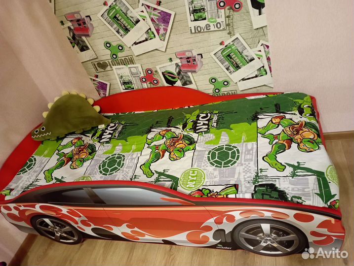 Детская кровать от 3 лет с матрасом бу