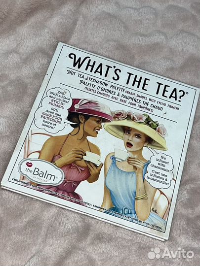 Палетка теней the balm what the tea