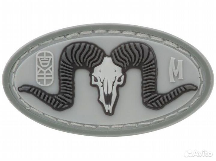 Maxpedition Rubber Patch RAM skull Swat