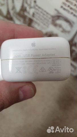 Зарядное устройство apple 12w