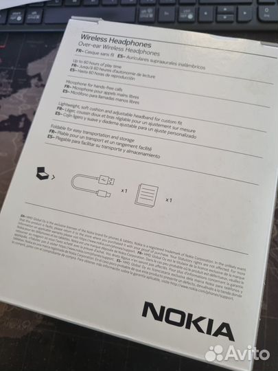 Наушники гарнитура беспроводные Nokia WHP-101