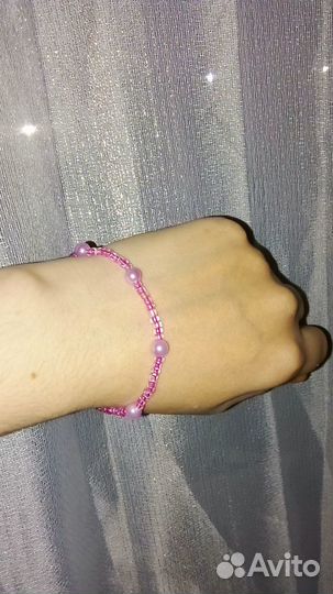 Браслет из бусин ручной работы