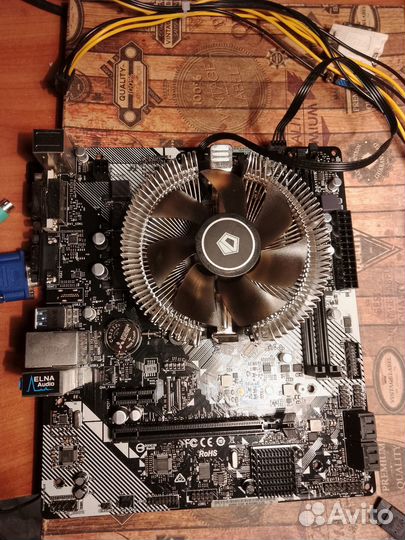 Материнская плата am4 A320M-DVS R4.0 и процом