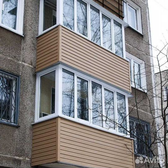 Остекление балконов и лоджий