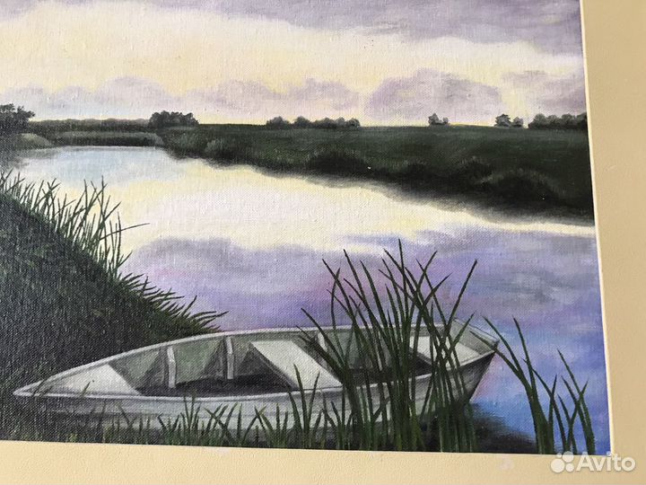 Интерьерная Картина Рассвет в багете 43*52