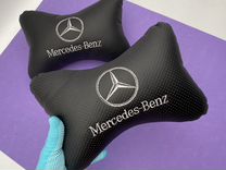 Подушки 2 шт автомобильные Mercedes-Benz эмблема