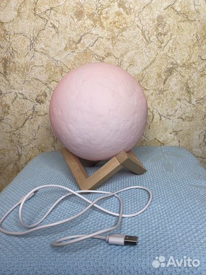 Ночник луна с пультом на аккумуляторе