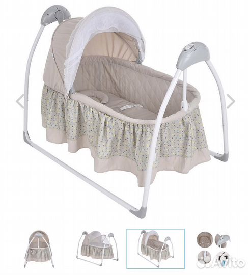 Детская люлька колыбель электрическая