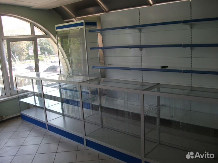 Стеклянные прилавки