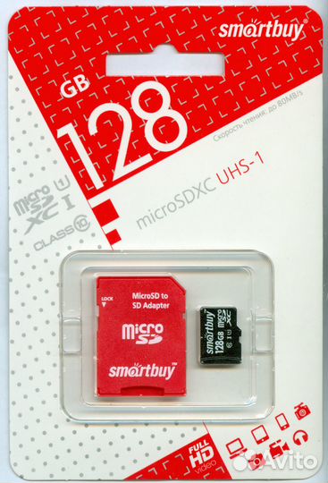 Карта памяти 128GB micro sdxc class 10 UHS-I